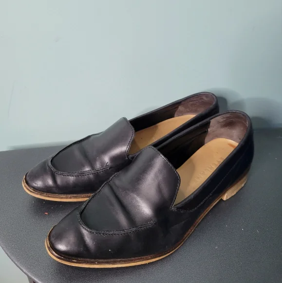 Everlane Italian Leather Loafers Black Slip On Shoes Size 9 Minimalist Made in Italy Loafer | Black – Everlane main image 2